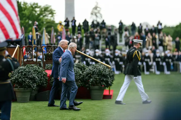 Фото до матеріалу: Трамп зізнався у заздрощах до промові короля Чарльза III: деталі зустрічі у Білому домі