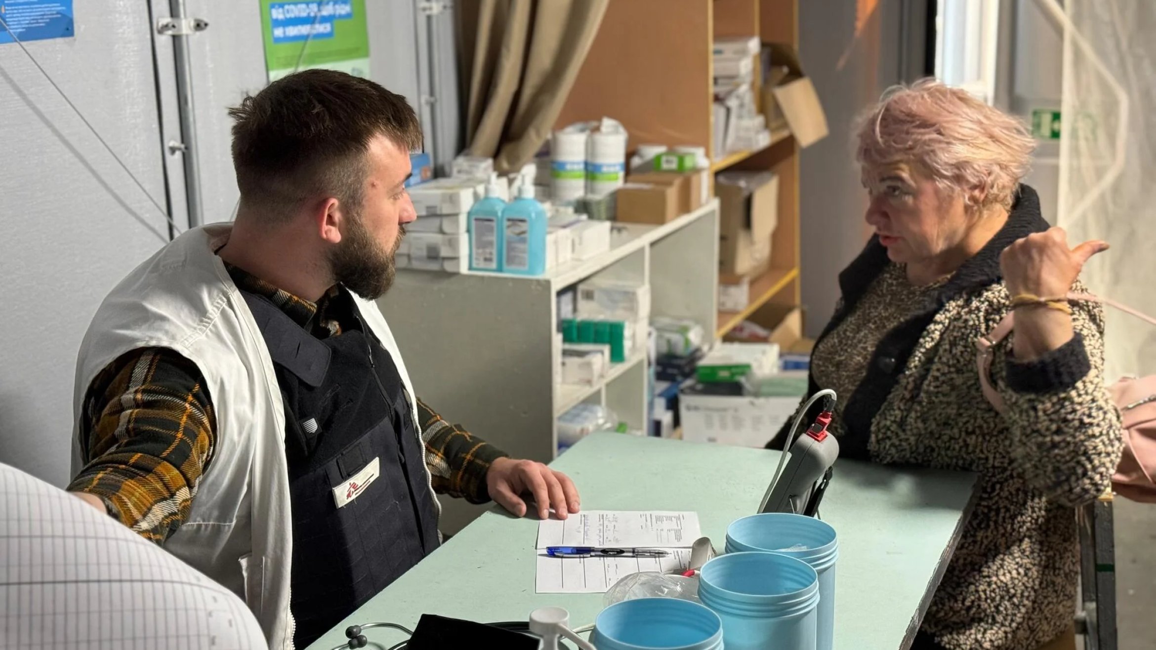 Фото до матеріалу: У прифронтових регіонах погіршується доступ до лікування хронічних захворювань