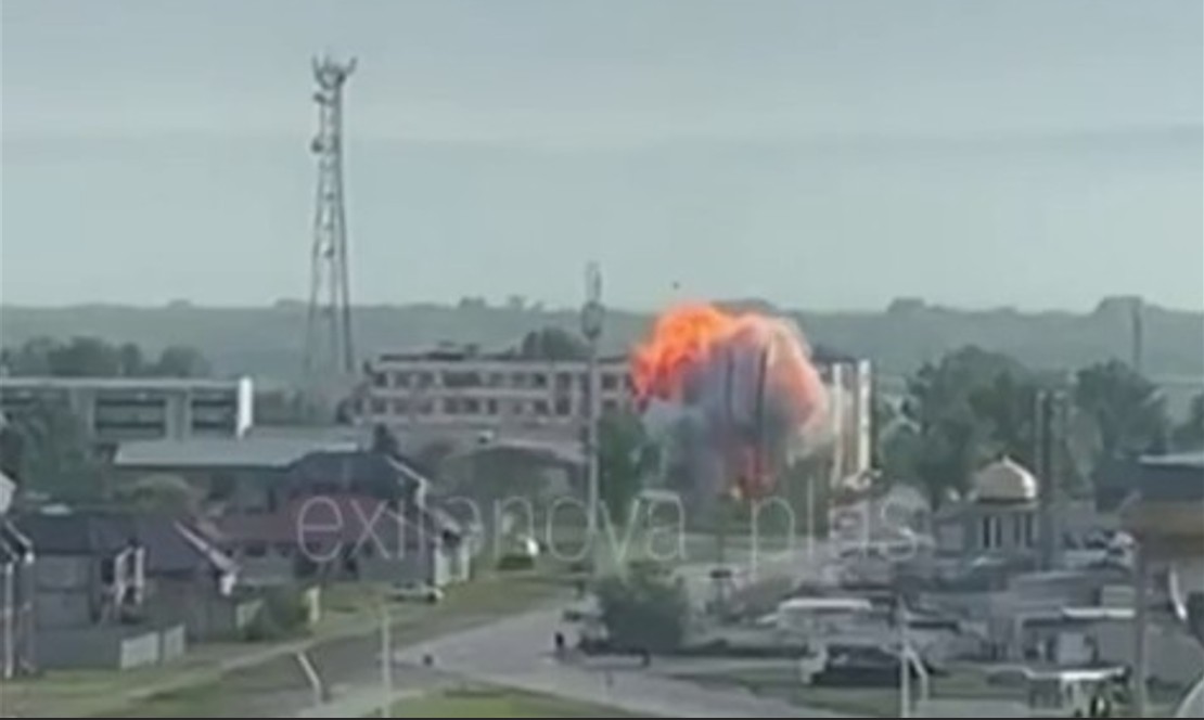 Фото до матеріалу: Дрон-атака на Грозний: цілями стали військові об'єкти та управління ФСБ