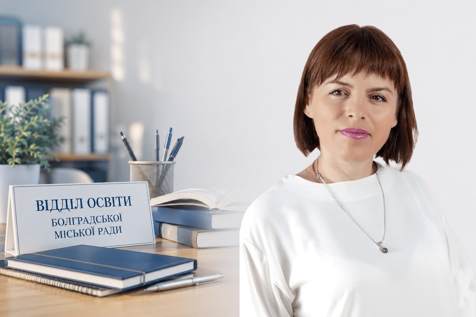 Фото до матеріалу: Лілія Радушко очолює відділ освіти Болградської міської ради