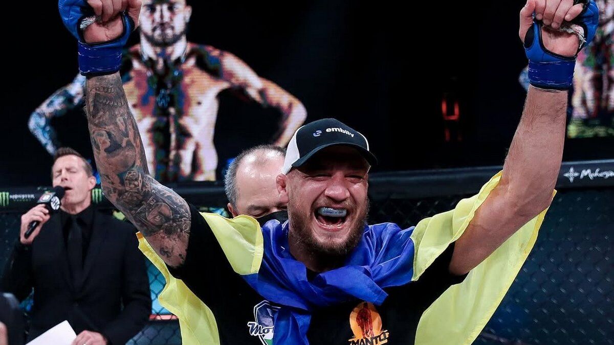 Фото до матеріалу: Ярослав Амосов став на захист України: UFC поділився відео про бойові дії бійця