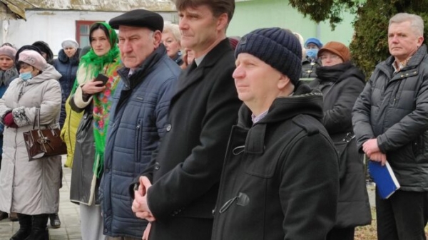 Фото до матеріалу: У Буську вшанували пам'ять Тараса Шевченка біля монумента