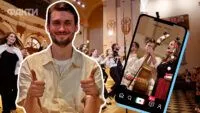 Фото до матеріалу: Хор «Гомін» заспівав «Водограй» Івасюка біля Ніагарського водоспаду