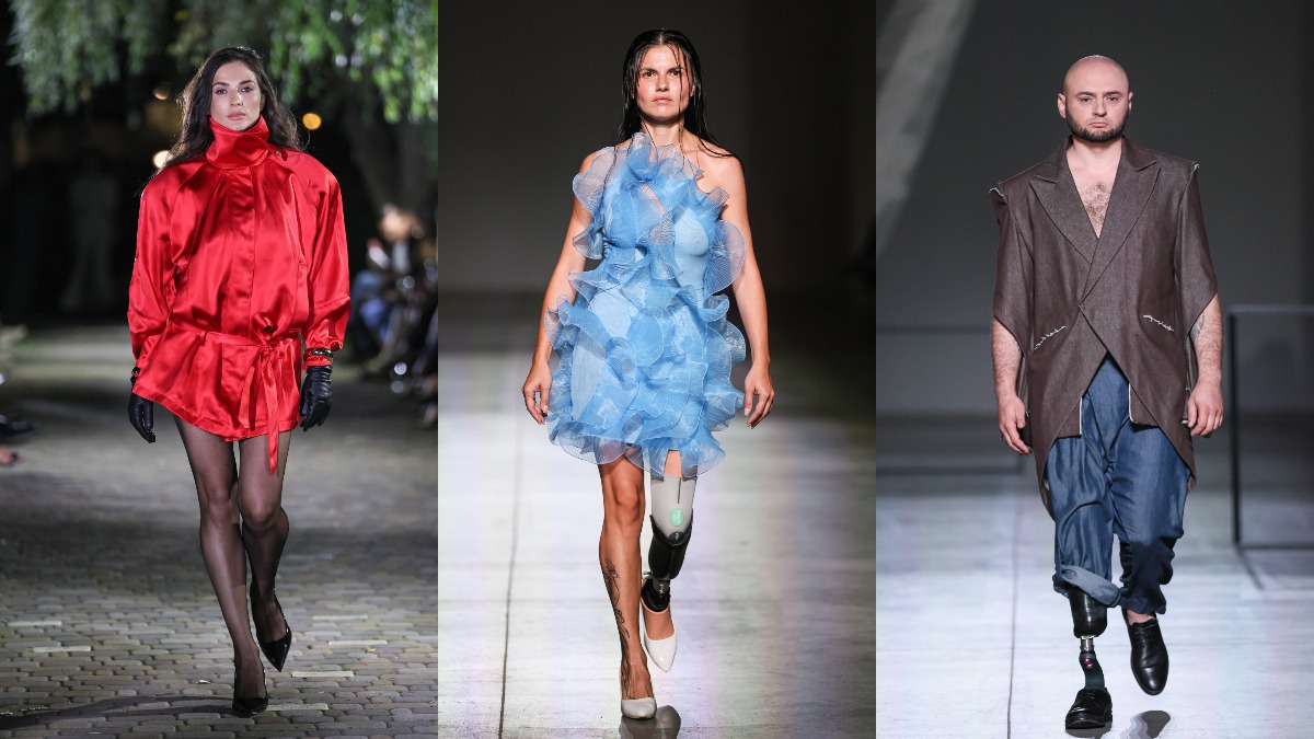 Фото до матеріалу: Головне з другого дня Ukrainian Fashion Week SS26: інклюзивність, президентський гардероб та натхнення Півднем