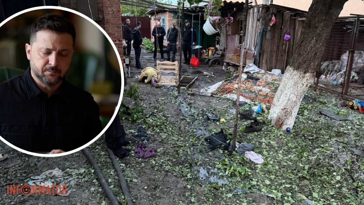 Фото до матеріалу: Зеленський назвав удар по Кривому Рогу цинічним і беззмістовним