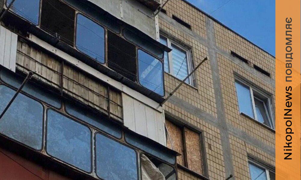 Фото до матеріалу: У Нікополі під час обстрілів загинув чоловік, пошкоджено житлові будинки