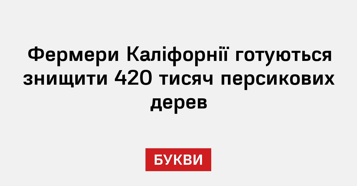 Фото до матеріалу: У США фермери готуються вирубати 420 тисяч персикових дерев через кризу зі збутом