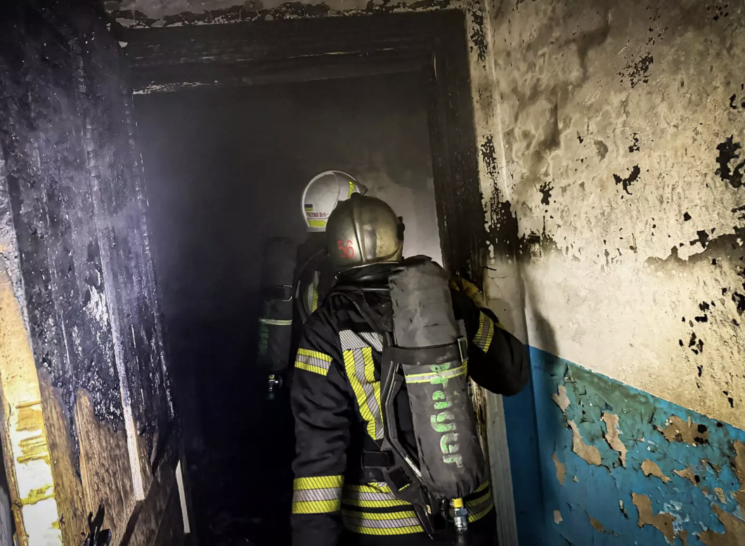 Фото до матеріалу: У селі Княжичі Броварського району пожежа забрала життя жінки