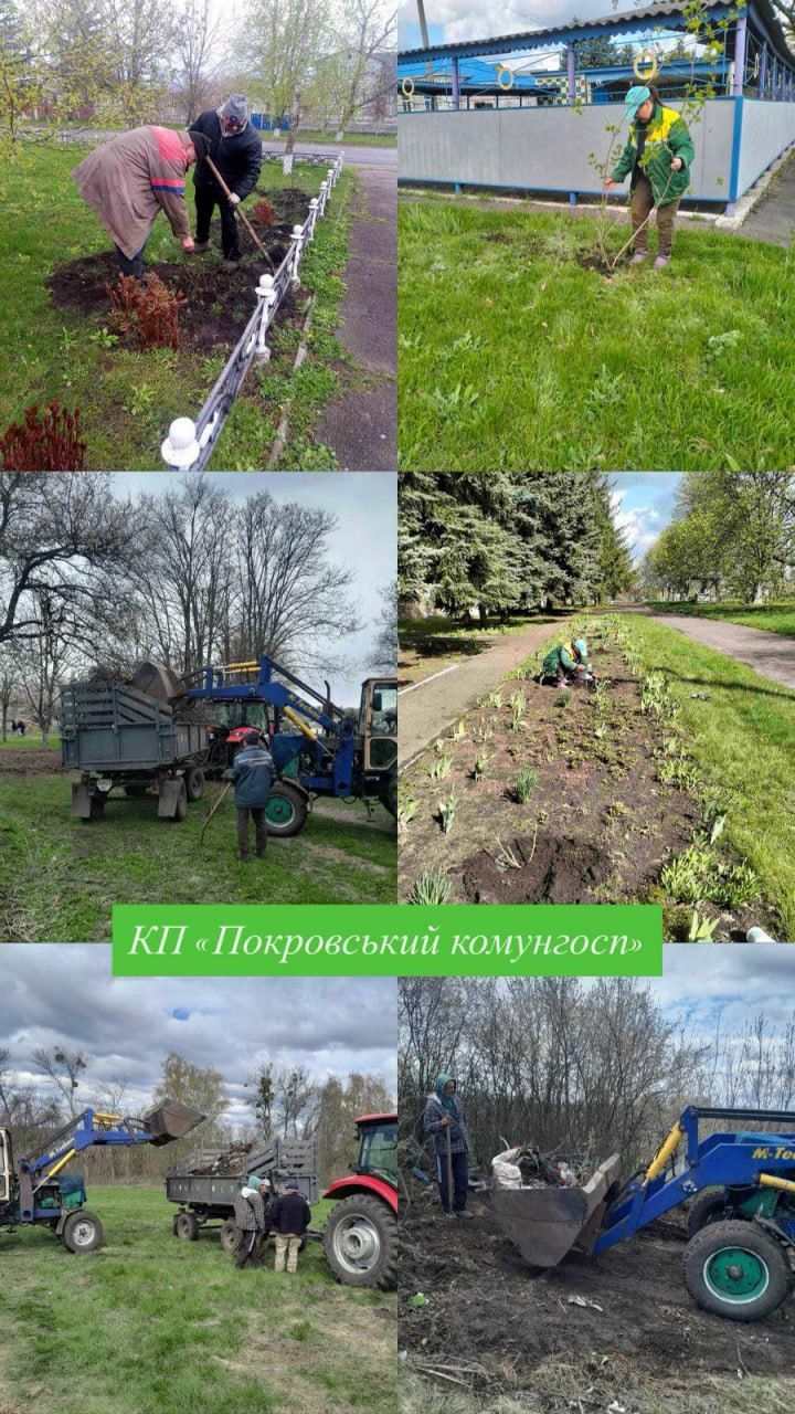Фото до матеріалу: Комунальники навели лад на сільських кладовищах