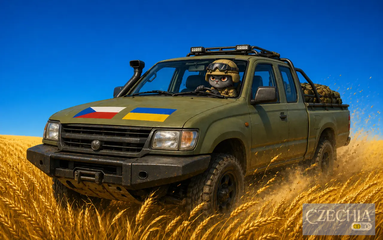Фото до матеріалу: У Чехії стартував збір на п'ять позашляховиків для українських військових