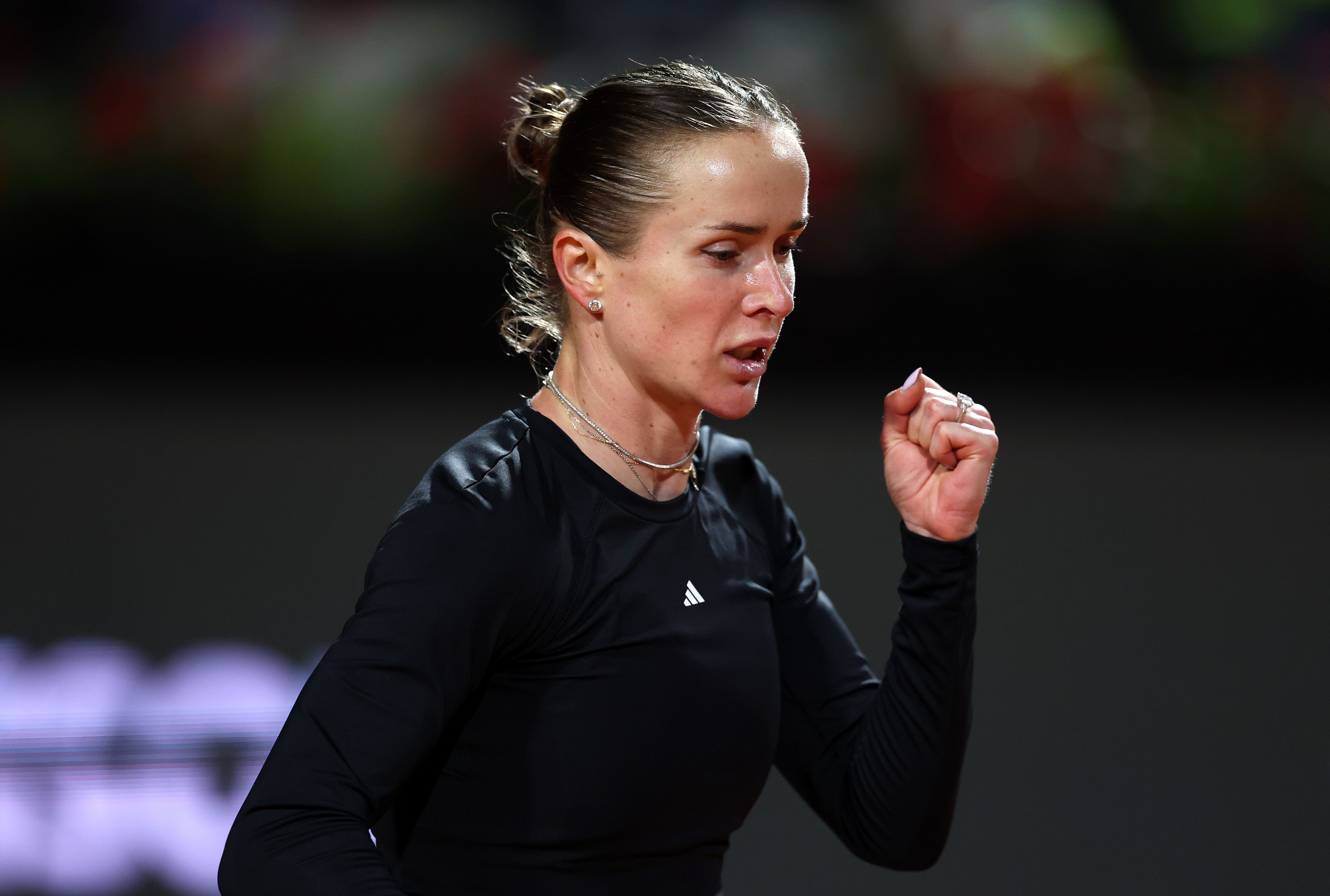 Фото до матеріалу: Світоліна перемогла Рибакіну у Римі і вийшла у півфінал тисячника