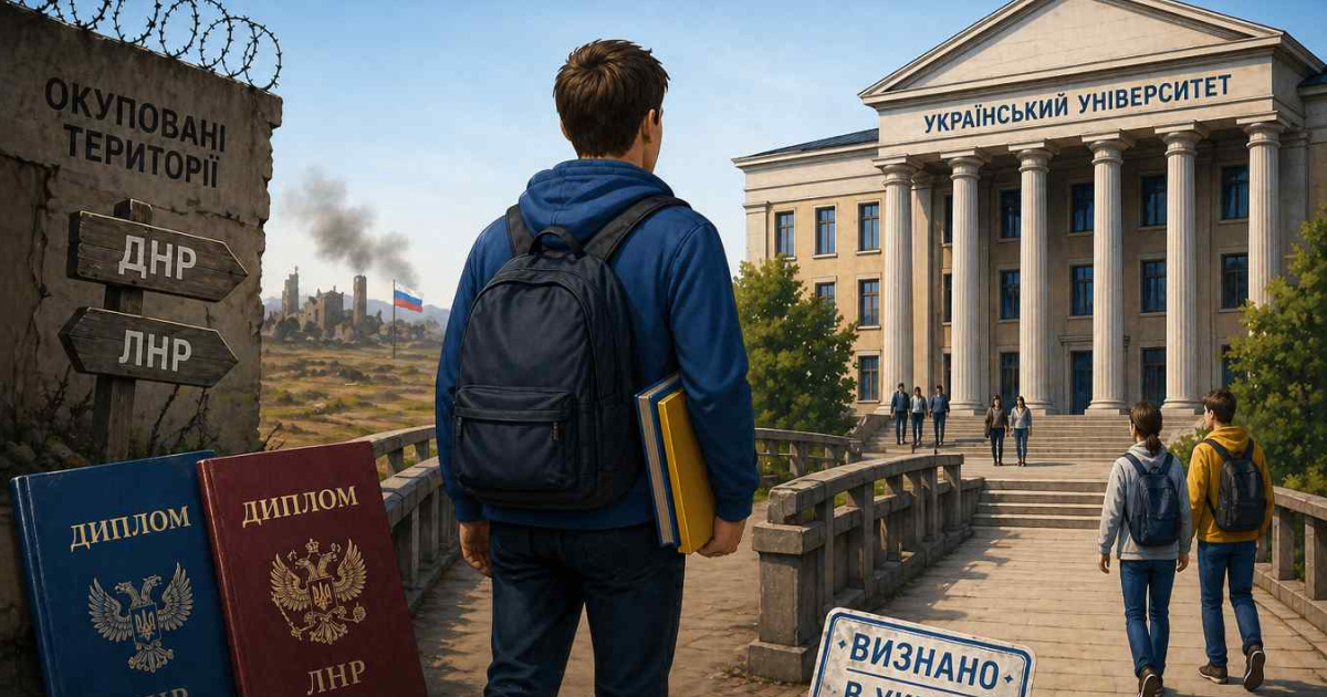 Фото до матеріалу: Вступна кампанія 2026 для абітурієнтів з окупації: нові правила, але ті самі бар'єри