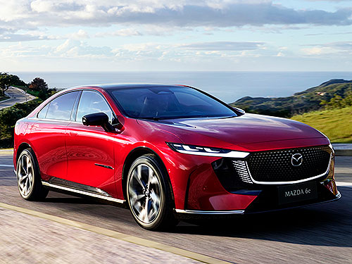 Фото до матеріалу: Японська Mazda 6e визнана світовим лідером у дизайні 2026 року