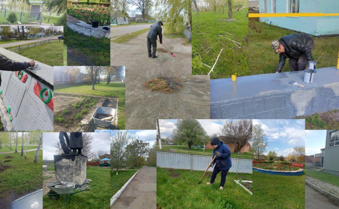 Фото до матеріалу: Комунальники готують села до Дня міста: фото з місць благоустрою