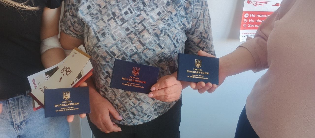 Фото до матеріалу: Понад 35 жителів Козина здали кров для потребуючих
