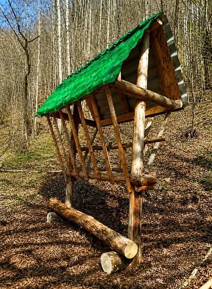 Фото до матеріалу: У Карпатах відновили годівницю для козуль та оленів