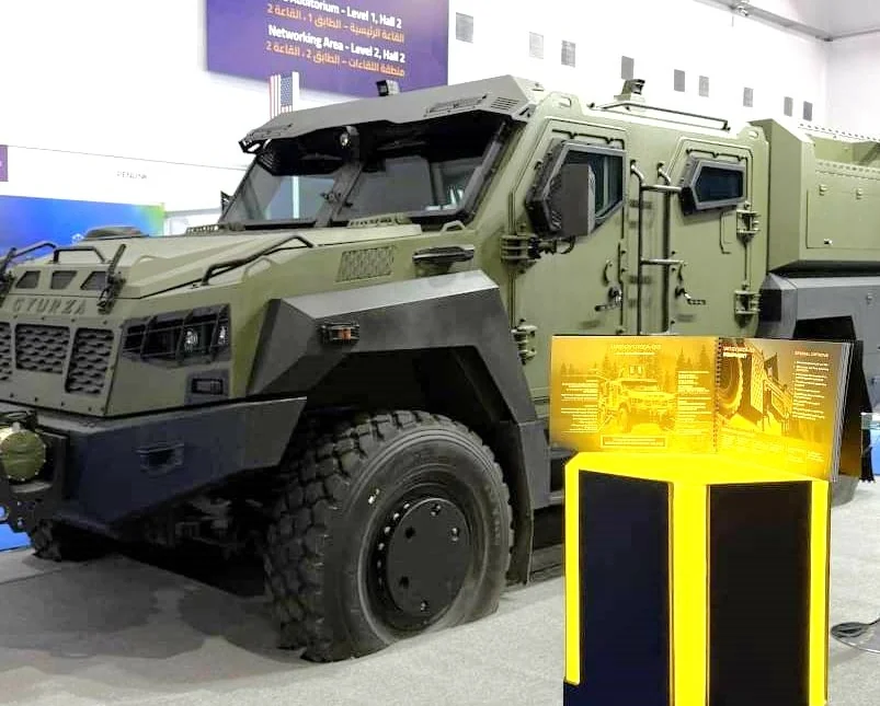 Фото до матеріалу: Українські бронемашини Gyurza-03 та Desna презентували у Саудівській Аравії