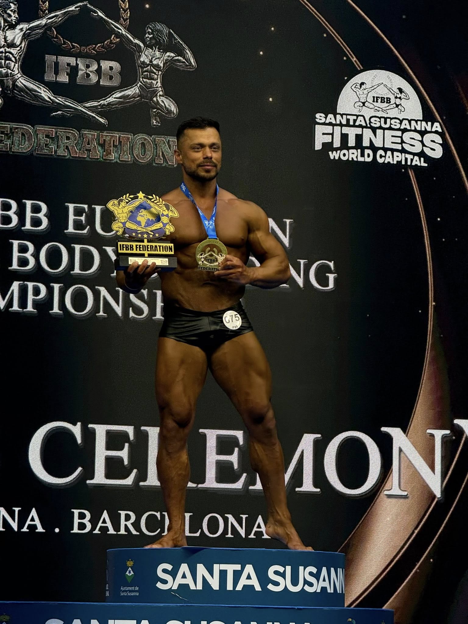 Фото до матеріалу: Франківець Федір Хашалов став чемпіоном Європи з бодібілдингу та фітнесу