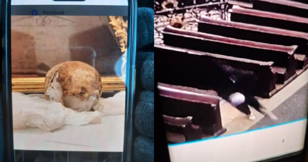 Фото до матеріалу: У Чехії викрали 800-річний череп святої: поліція шукає зловмисника