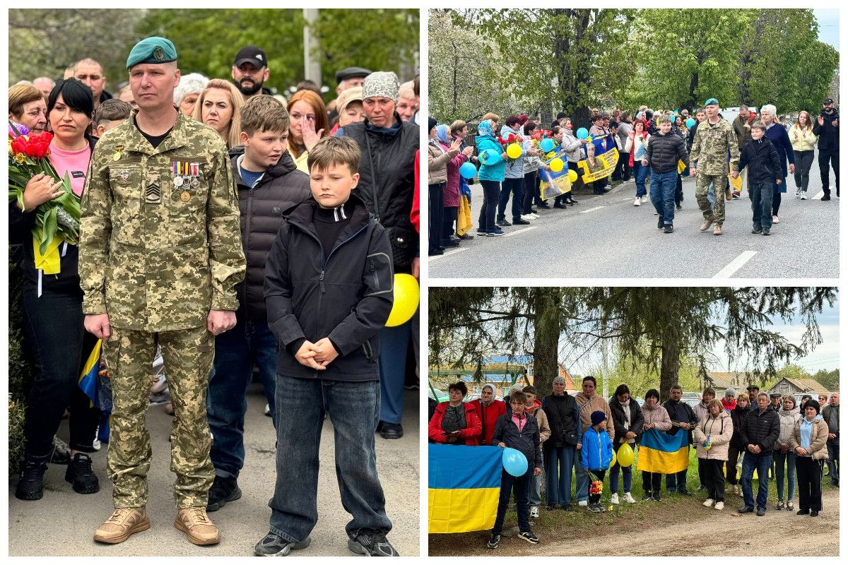 Фото до матеріалу: У Вінниччині з великою радістю зустріли захисника Руслана Басовського після 4 років полону