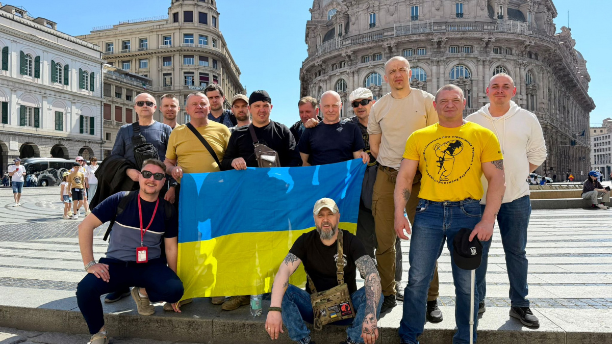Фото до матеріалу: Ветерани Метінвесту взяли участь у забігах в Італії