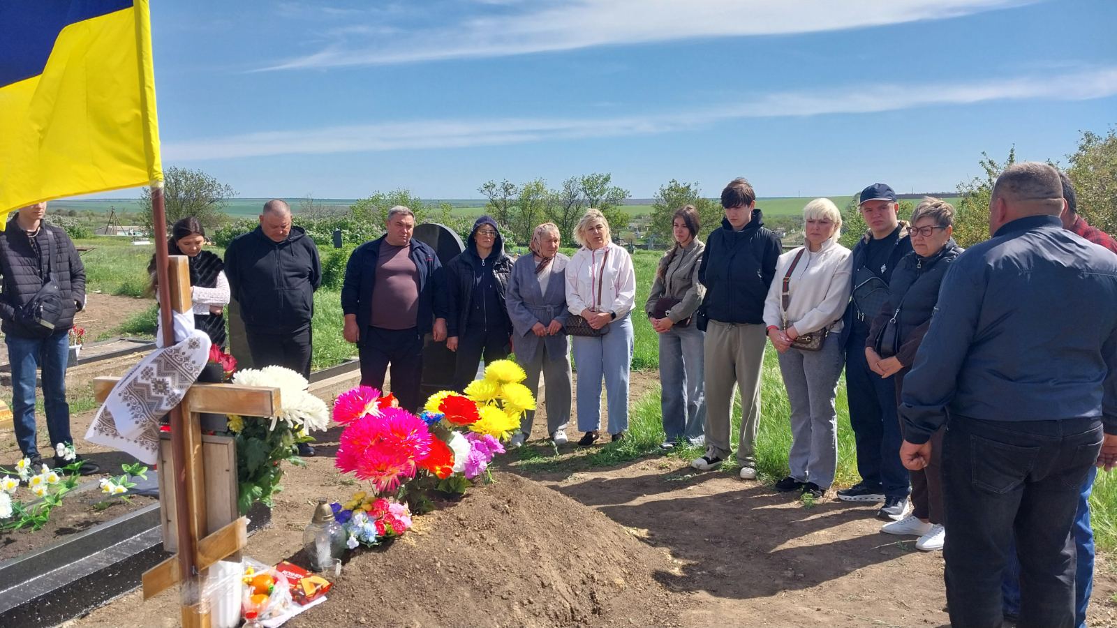 Фото до матеріалу: Березівщина вшановує пам'ять воїна Петра Шестакова, який загинув на Донеччині