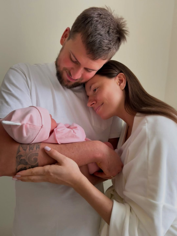 Фото до матеріалу: Марина Бех-Романчук розповіла, як чоловік плакав від радості за новонародженого