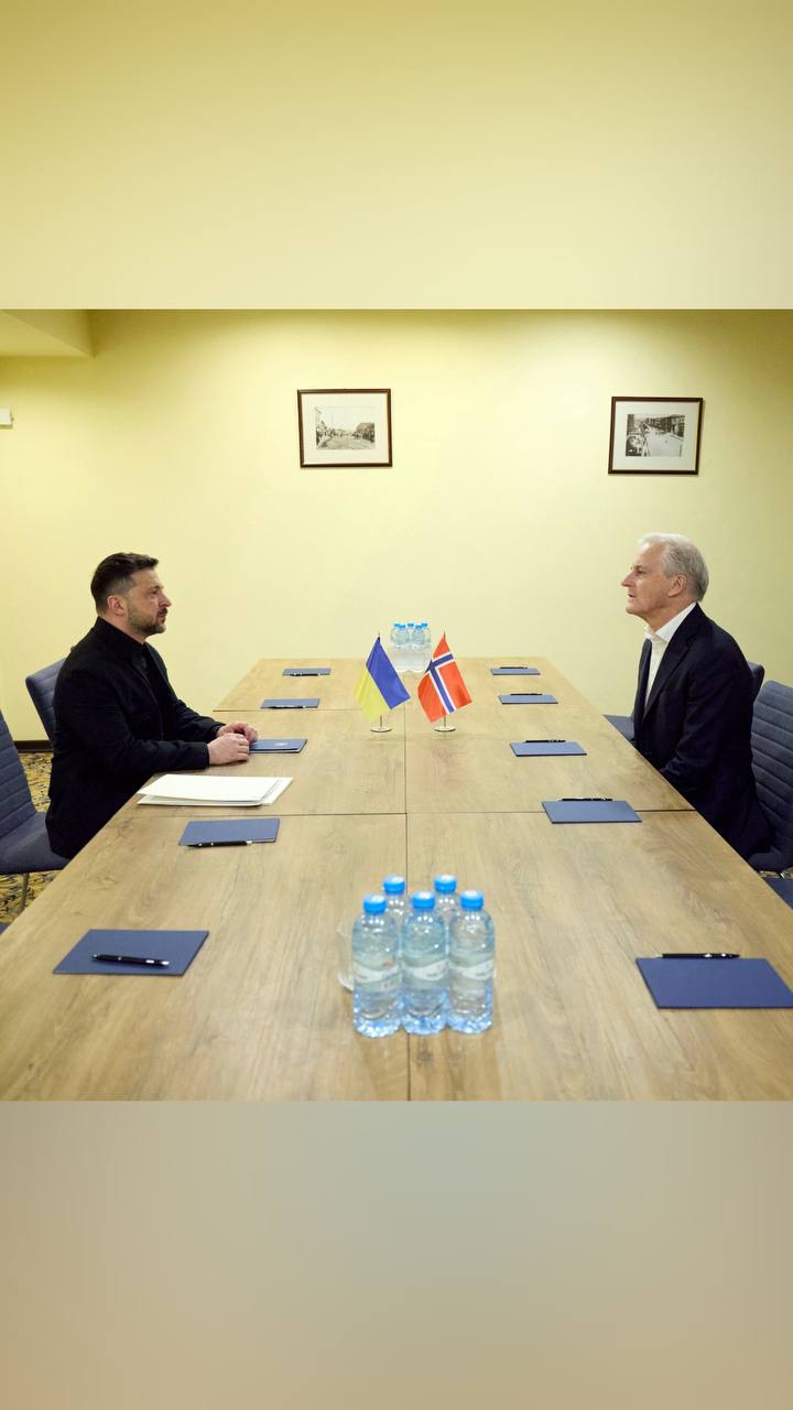 Фото до матеріалу: Майже мільярд від Норвегії: Зеленський обговорив ППО та газ