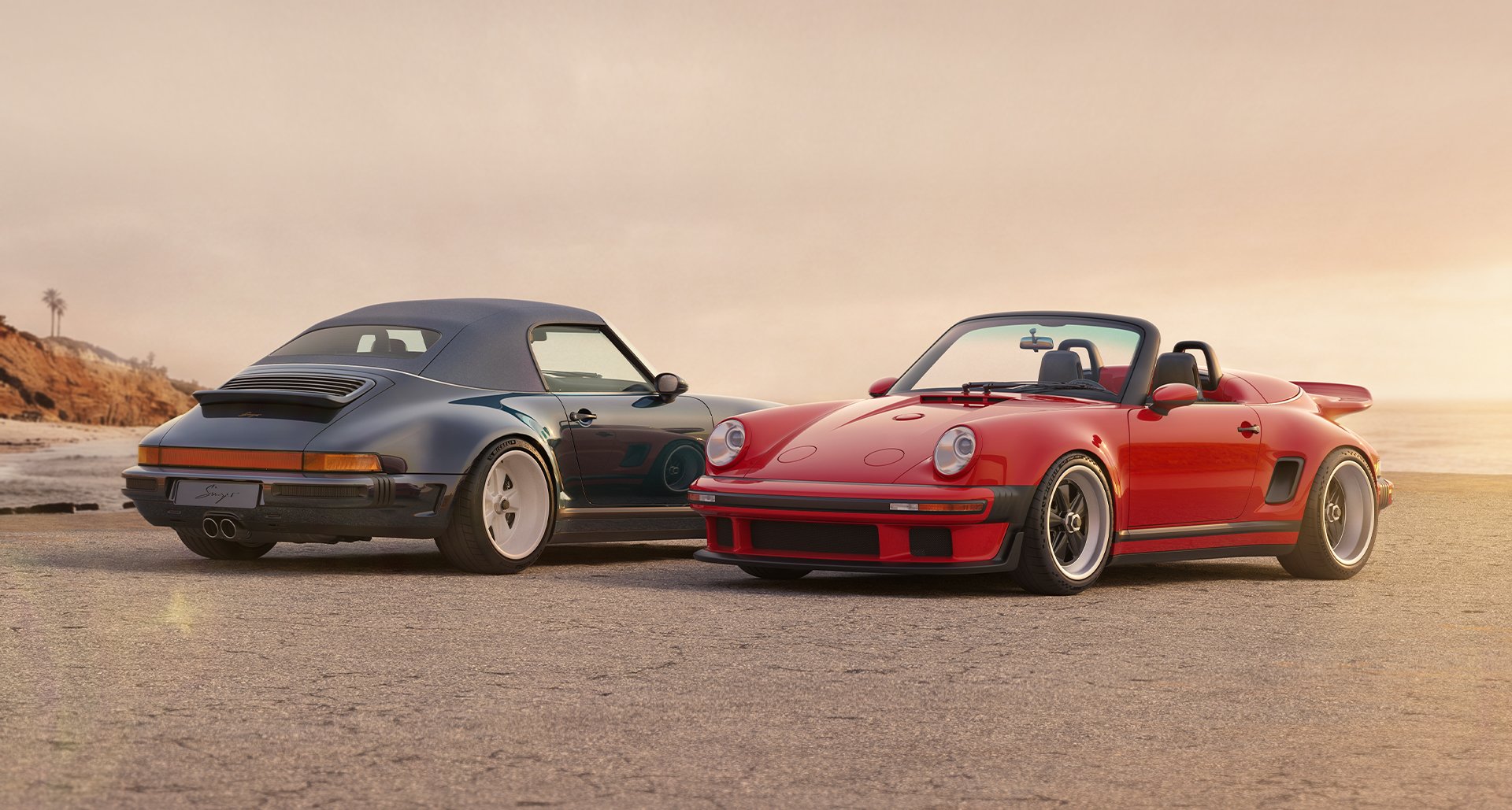 Фото до матеріалу: Singer представив лімітований рестомод Porsche 911 (964) з потужним двигуном на 420 сил