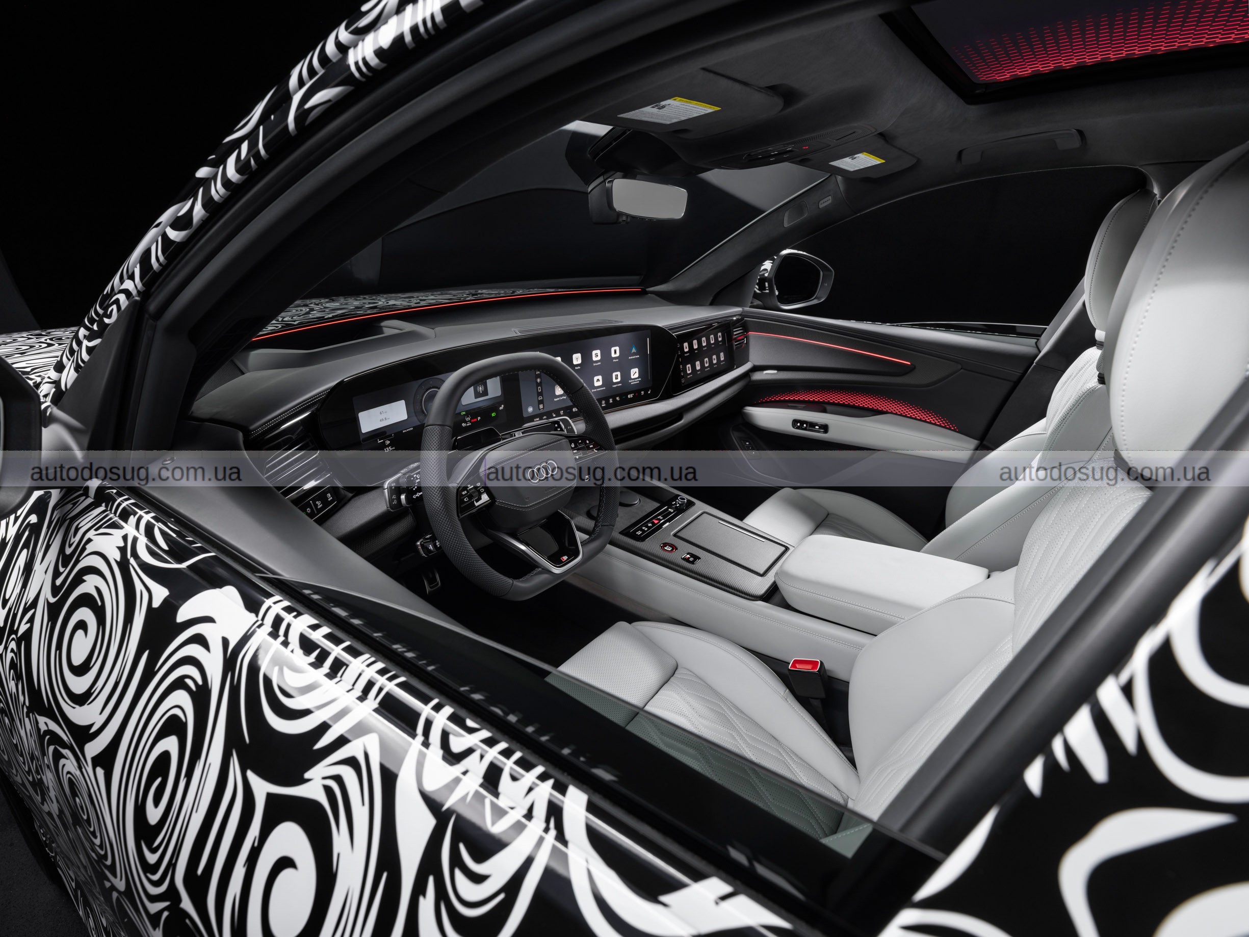 Фото до матеріалу: Audi Q9: новий флагманський SUV з дистанційними дверима та трирядним салоном