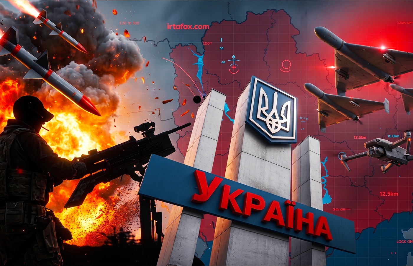 Фото до матеріалу: Масований обстріл Києва 14 травня: ППО знищила 693 цілі, але влучали 38 засобів