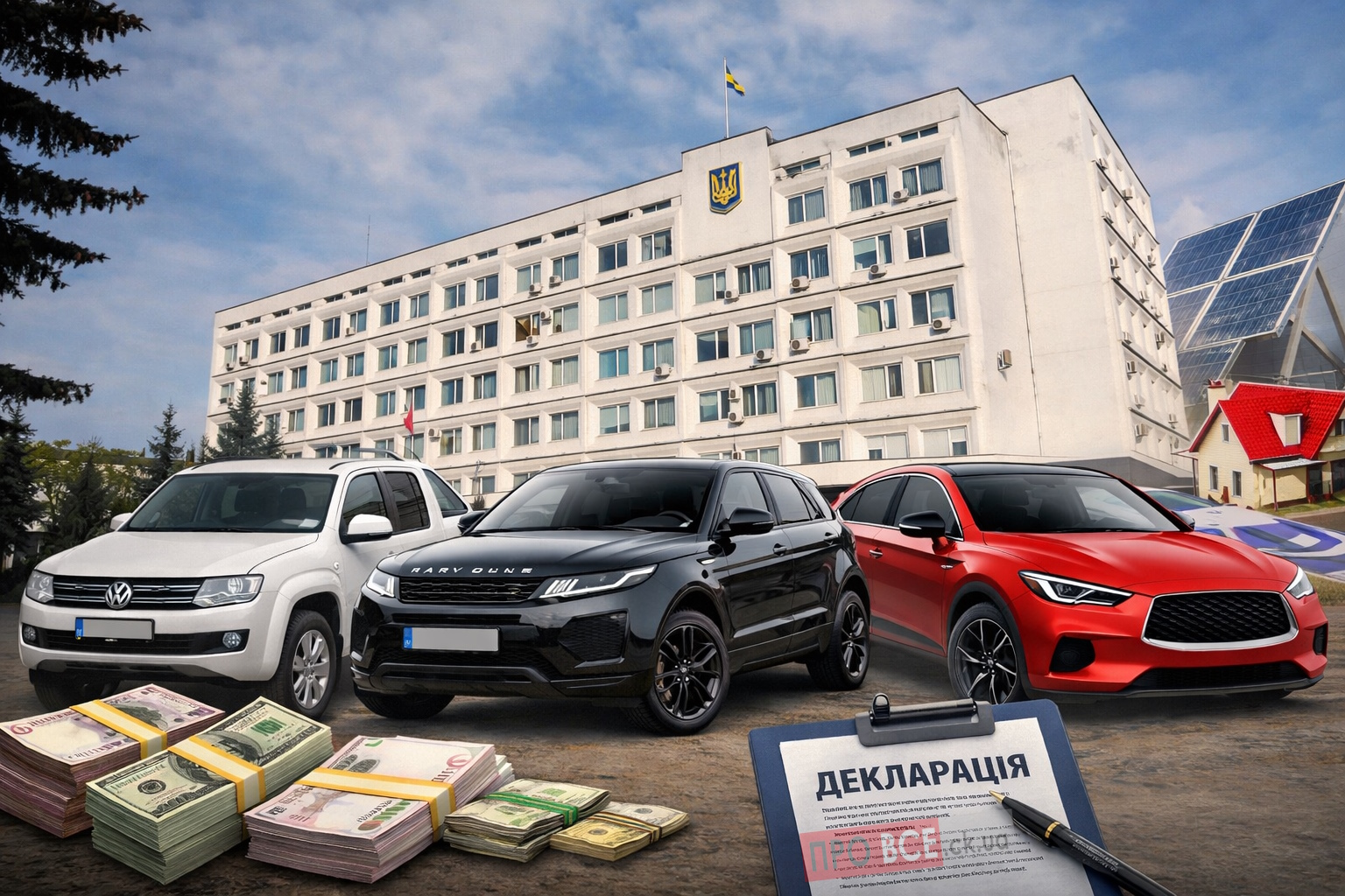 Фото до матеріалу: Сонячні панелі, облігації та преміальні авто: що задекларували мер Черкас та його заступники