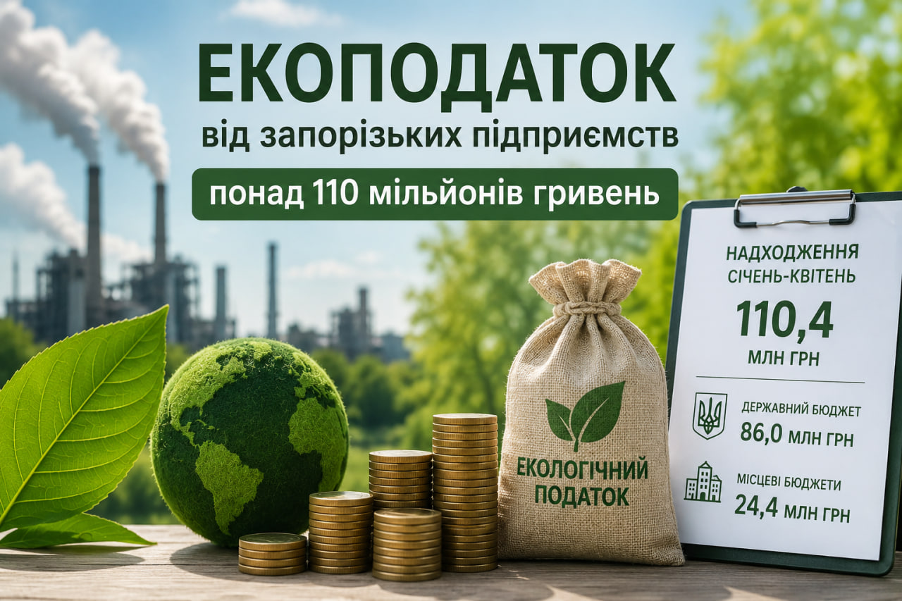 Фото до матеріалу: Запорізькі підприємства сплатили понад 110 млн грн екоподатку