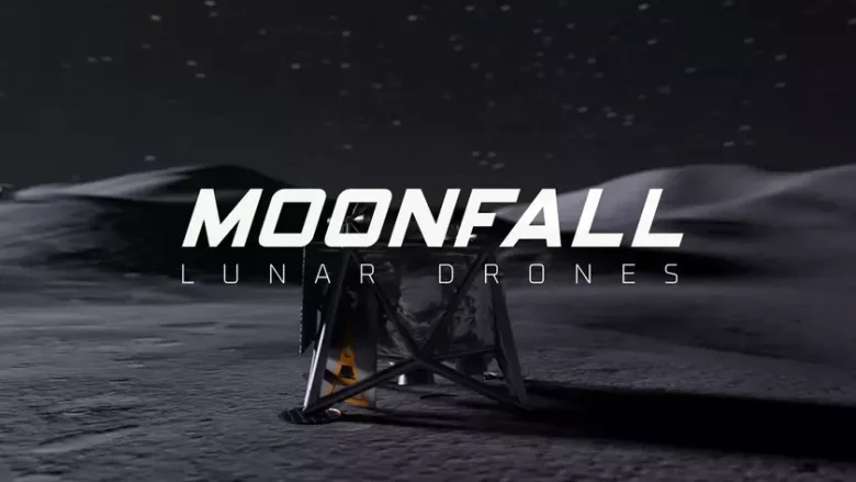 Фото до матеріалу: NASA запускає автономні дрони MoonFall для Місяця