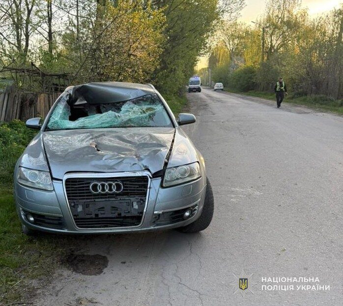 Фото до матеріалу: Смертельна ДТП у Бродах: п'яний водій Audi збив велосипедиста і втік