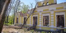 Фото до матеріалу: Росіяни обстріляли музей Сковороди майже у річницю руйнування