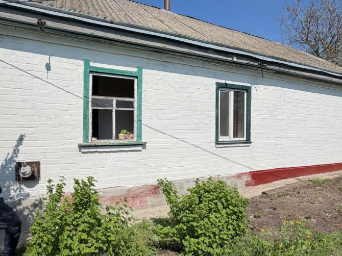 Фото до матеріалу: Ворожі безпілотники влучили на Черкащину: поруйновано будинки та господарські приміщення