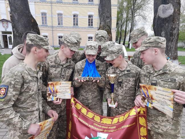 Фото до матеріалу: Острозький військовий ліцей здобув перемогу в обласній спартакіаді допризовної молоді