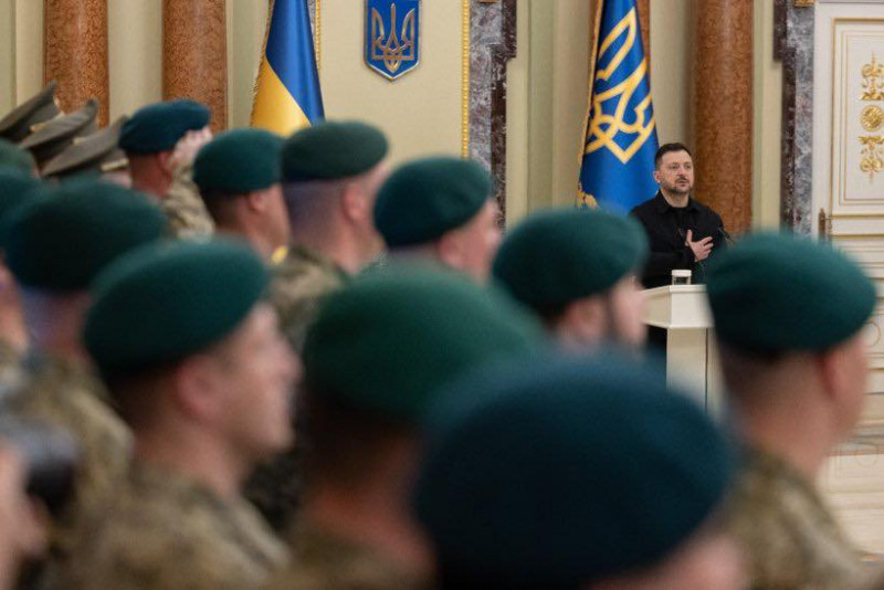 Фото до матеріалу: Чотирьох волинських прикордонників нагородили державними орденами за мужність на сході