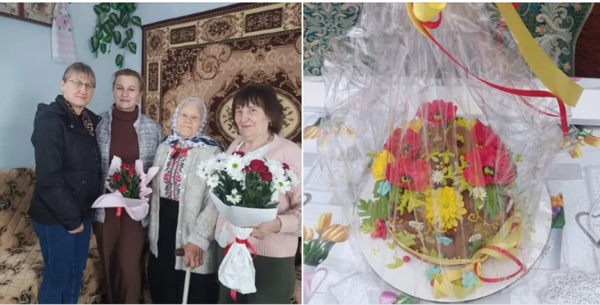 Фото до матеріалу: Валентина Марисюк відзначила 90-річний ювілей у Острозькій громаді