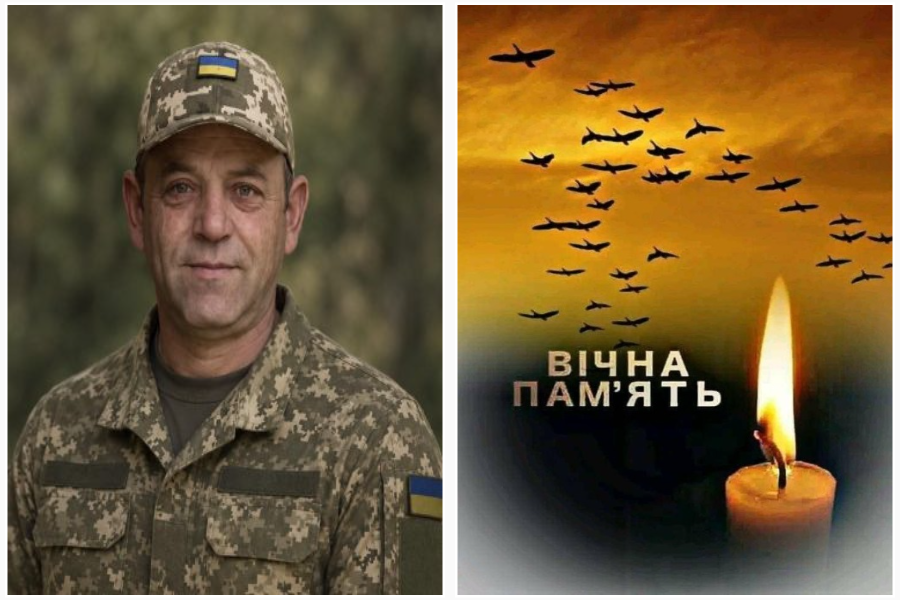 Фото до матеріалу: Помер військовий Василь Крупа з с. Локітка під час служби на Чернігівщині
