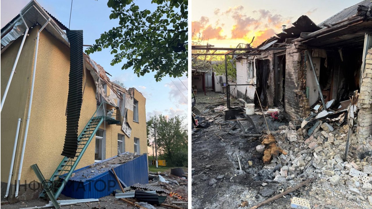 Фото до матеріалу: Ворог атакував дитсадок та житлові будинки у Фастівському районі
