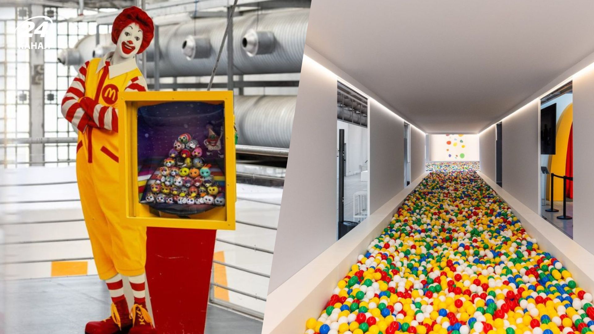Фото до матеріалу: McDonald's у Мілані: гігантський басейн з 100 тисячами кульок викликав ностальгію