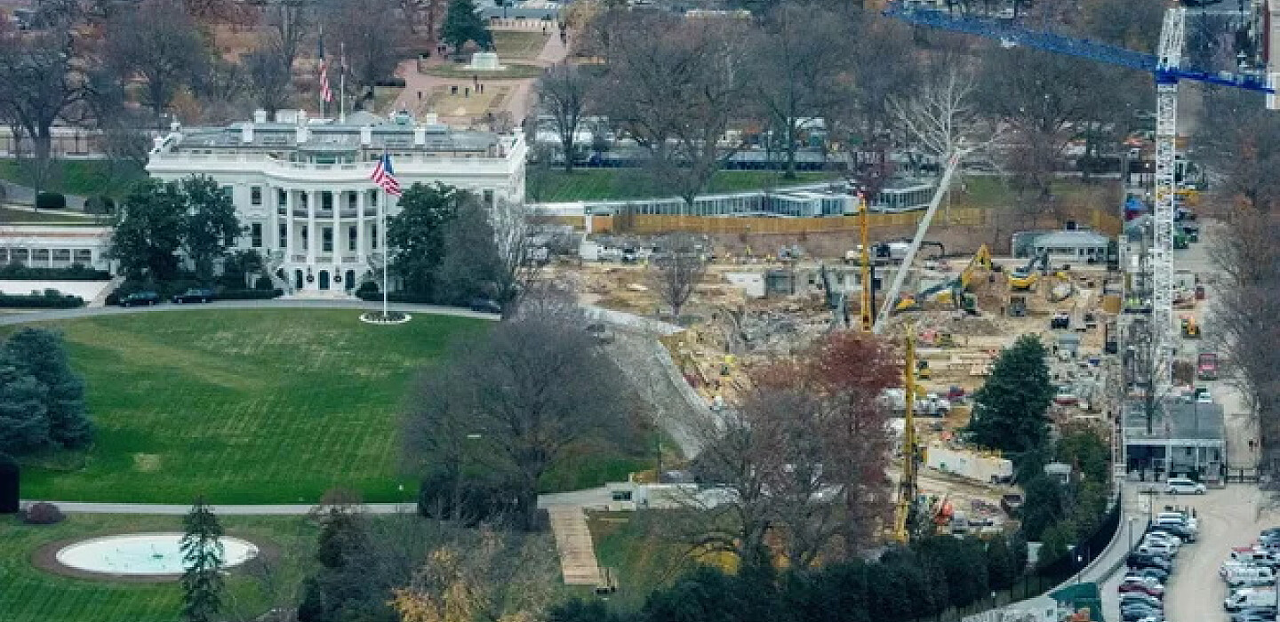 Фото до матеріалу: Трамп прискорює будівництво бункера під Білим домом після замаху у Вашингтоні