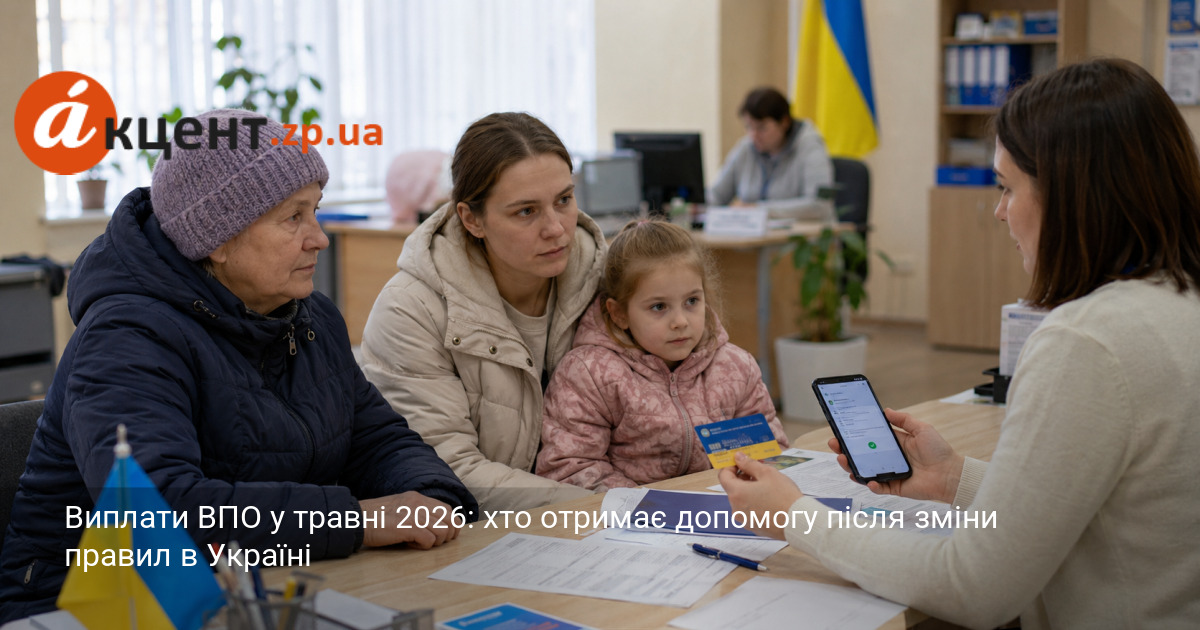 Фото до матеріалу: Виплати ВПО у травні 2026: нові умови допомоги та хто отримає гроші