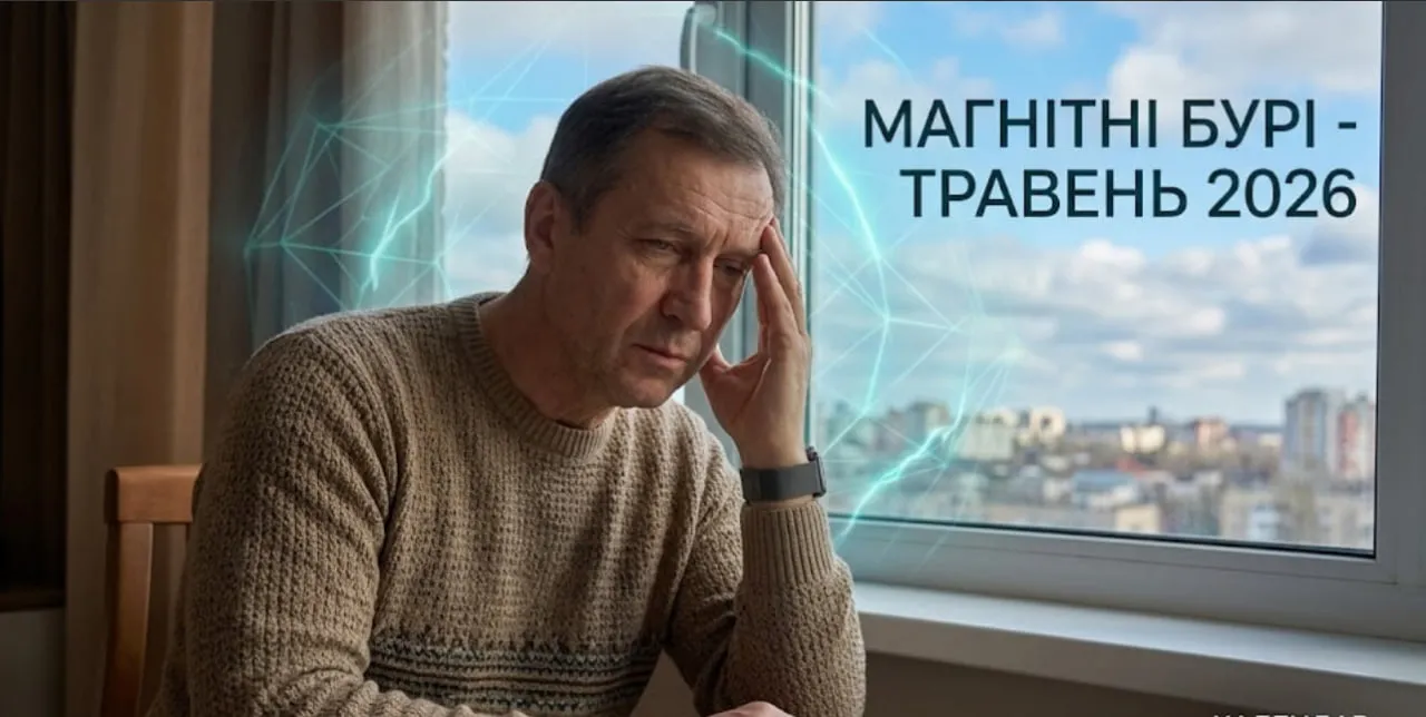 Фото до матеріалу: Магнітні бурі травень 2026: календар небезпечних дат та поради для українців