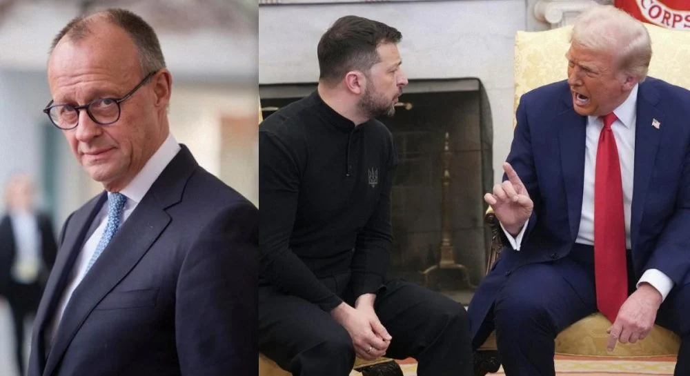 Фото до матеріалу: Мерц вивчав конфлікт Трампа і Зеленського перед зустріччю