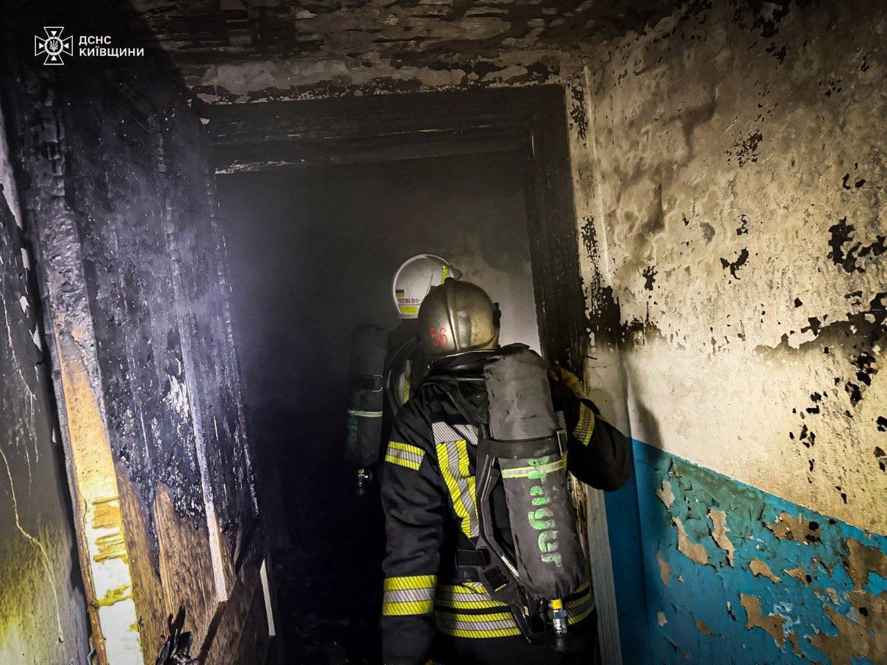 Фото до матеріалу: Трагедія на Київщині: під час пожежі в Княжичах загинула жінка