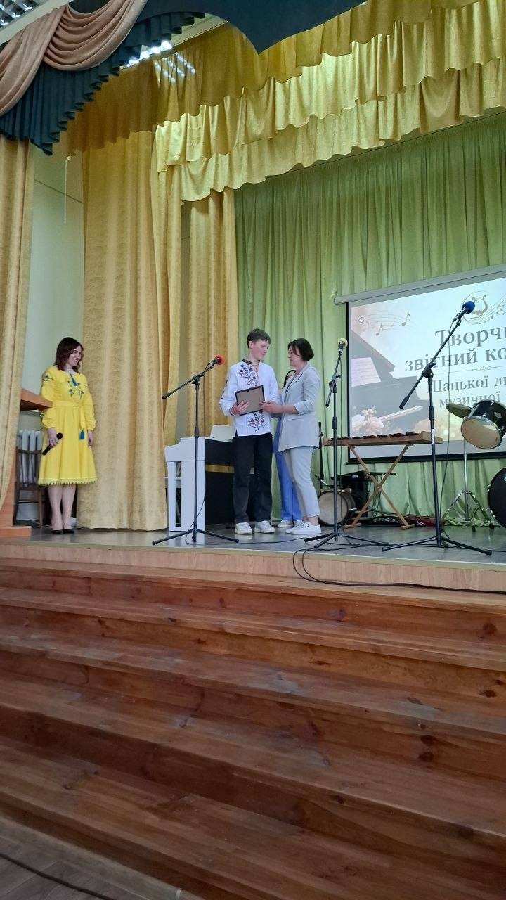 Фото до матеріалу: Музична школа Шацька: юні виконавці зібрали зал на звітно-концертному святі
