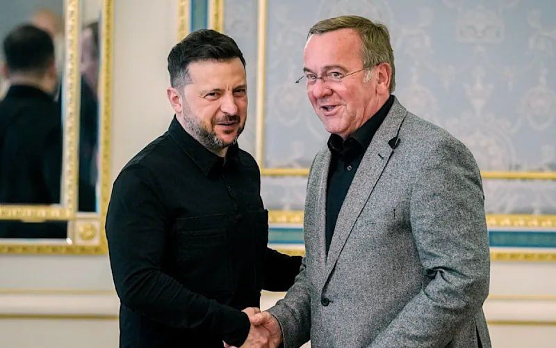 Фото до матеріалу: Зеленський розраховує на спільні проєкти з ФРН у сфері виробництва озброєнь